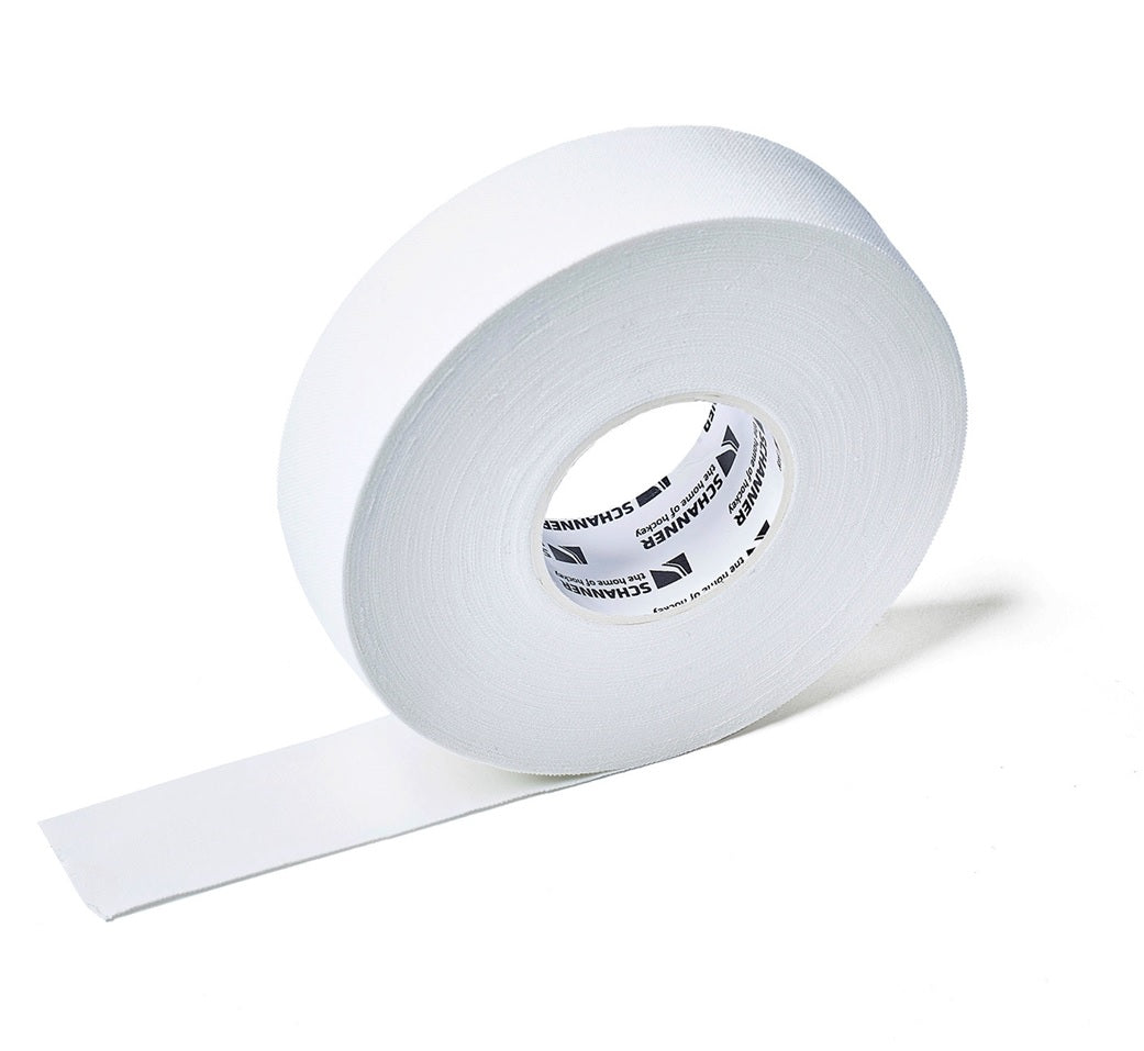 Eishockey Tape Schanner cloth Schlägertape 25mm x 25m weiß